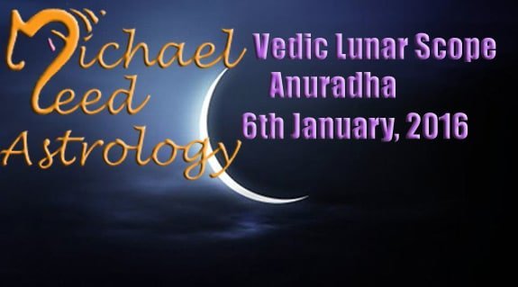 Vedic Lunar Scope Video - Anuradha 6th January, 2016