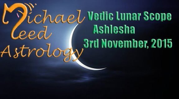 Vedic Lunar Scope VIdeo - Ashlesha 3rd November, 2015