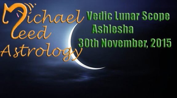 Vedic Lunar Scope Video - Ashlesha 30th November, 2015