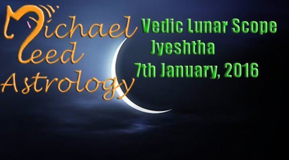 Vedic Lunar Scope Video - Jyeshtha 7th January, 2016