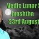 Vedic Lunar Scope Video - Jyeshtha 23rd August, 2015