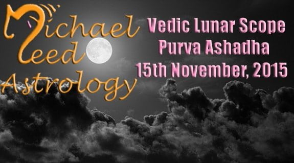 Vedic Lunar Scope Video - Purva Ashadha 15th November, 2015