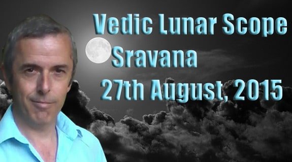 Vedic Lunar Scope Video - Sravana 27th August, 2015